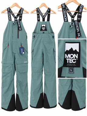 Montec Fawk W Women’s Ski Snowboard Bib Pants Atlantic Size L Large NWT